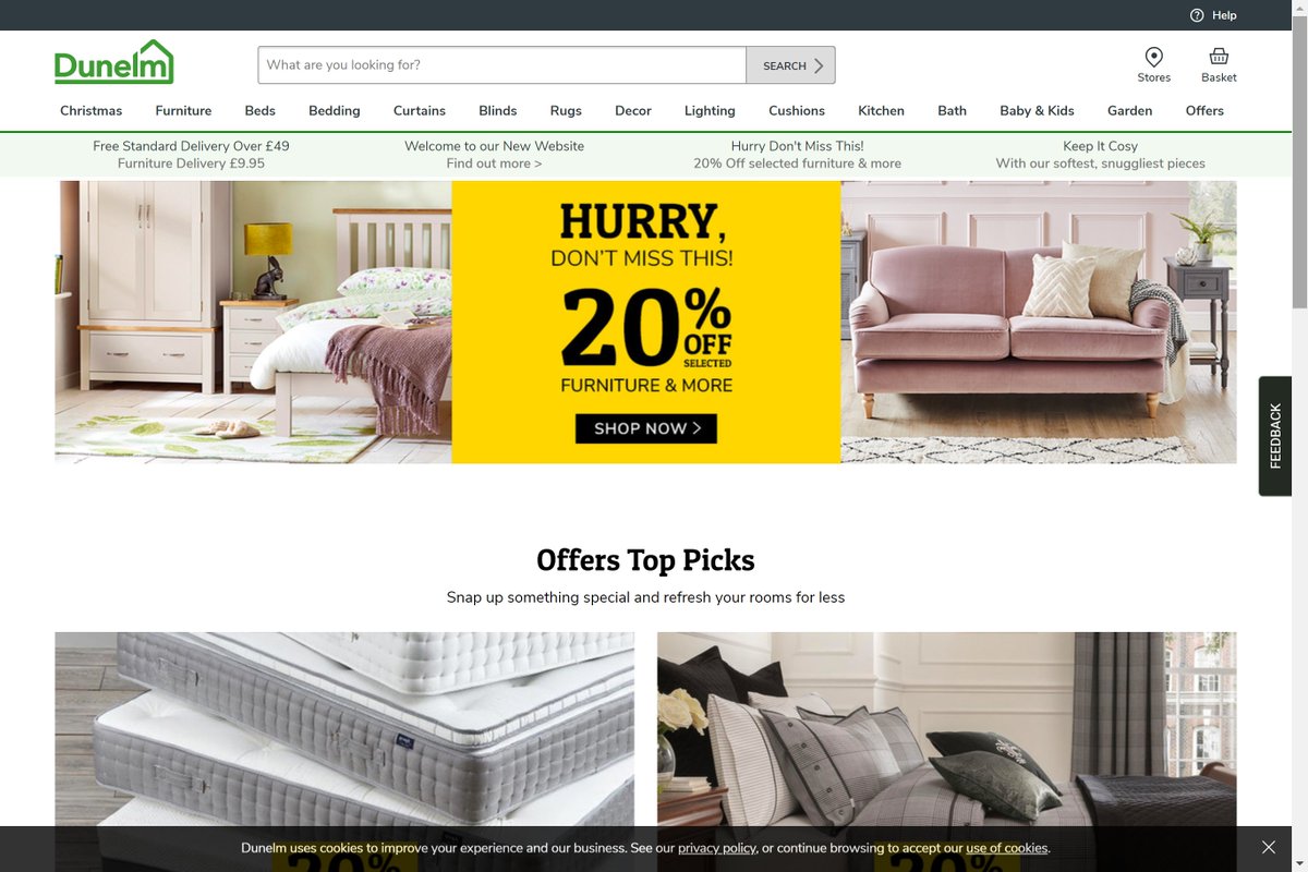 Great to see our new website launched - dunelm.com!

Credit to everyone that's been part of this important journey and all the hours of hard work that’s been put in to get us to this exciting point. 
 #Dunelm #digitaltransformation #Retail #ecommerce