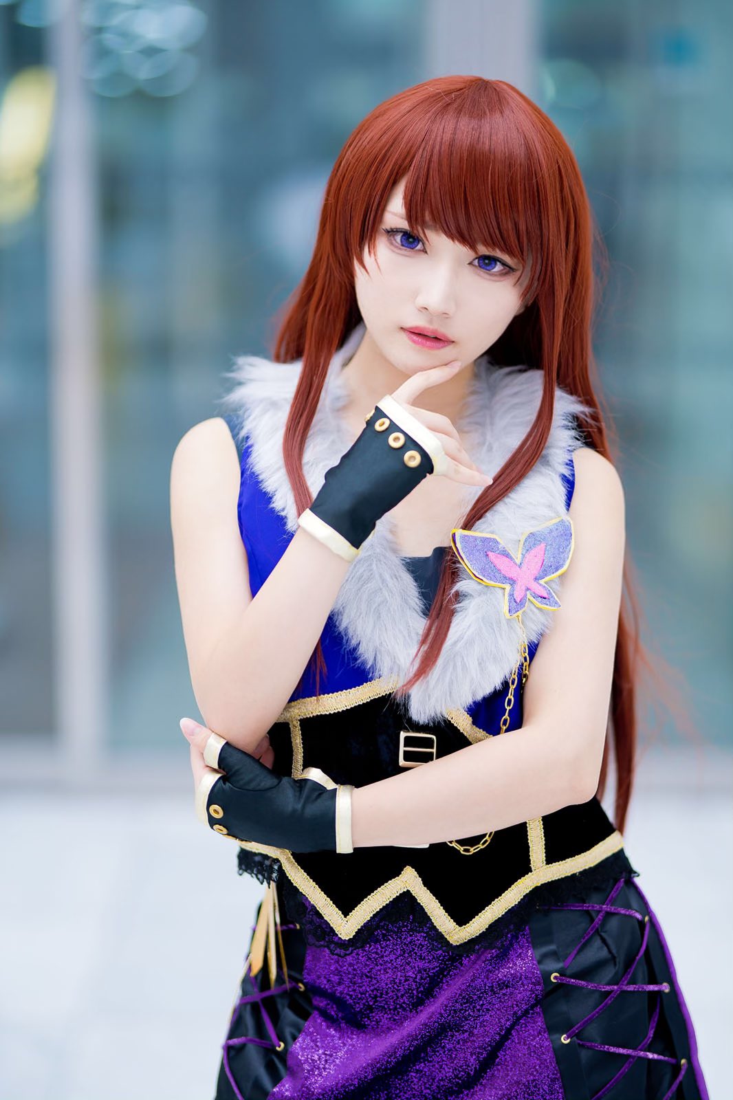 アイカツ 霧矢あおい たやすく ウィッグ コスプレ