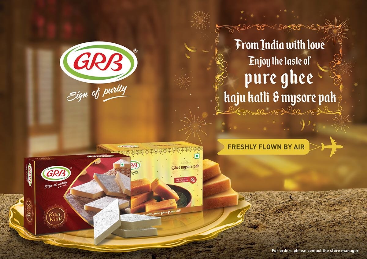 Enjoy the taste of traditional GRB Mysore Pak wherever you are.