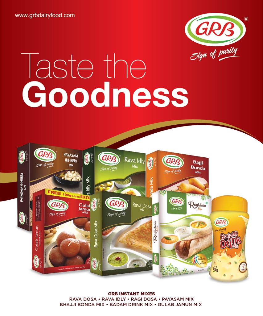 Taste the Goodness of GRB products across the world.