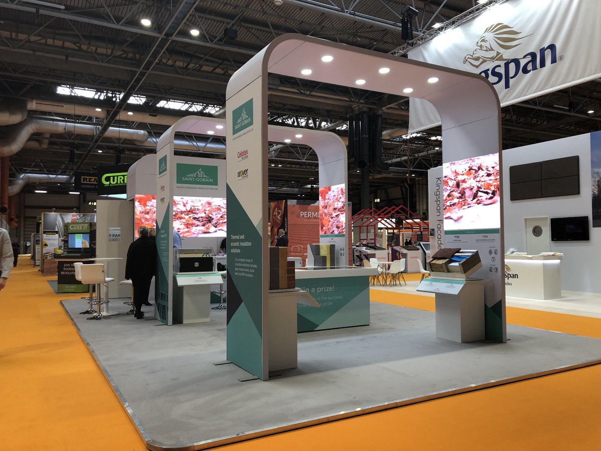 exhibitinteract's tweet photo. Using the BeMatrix system, we created this stunning exhibition booth for @sgiuk at @UK_CW the LED was a real attention grabber for the visitors to the stand! #BeMatrix #LEDtiles #ukcw2019
https://t.co/7X9o9HkADG https://t.co/q4ugJllxGl