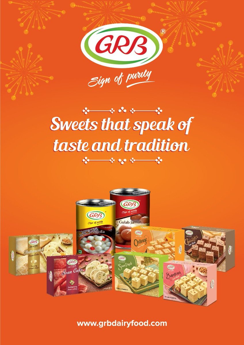 Come lets celebrate Diwali with GRB Sweets.