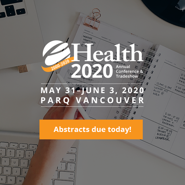 eHealthConf's tweet photo. OK this is it: #eHealth2020 Abstract Submission day is today (we extended the deadline until Monday, October 21, 2019). If you like to live on the edge, you technically have until 23:59 PDT (yes, that's Vancouver time). Go! #DigitalHealthCanada #CIHI #Infoway https://t.co/kPZZ7Xvmn0
