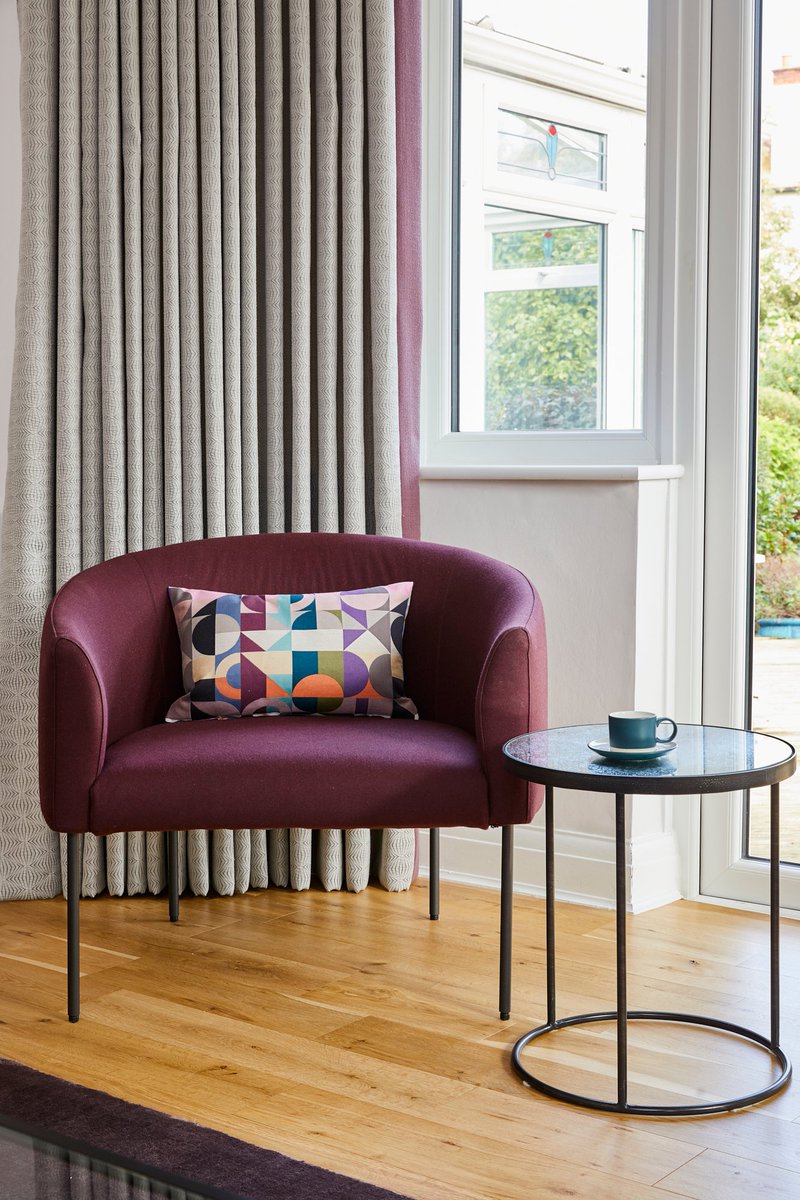 jmdesign_uk's tweet photo. Gorgeous chair by @twentytwentyone with nest table from @notremonde_official at recent Bromley refurbishment. #readingnook #interiordesign #interiordesignuk #loungeinspiration #realhomes #geometriccushions #southeastlondon #bromley #statementchairs #interiorstyling #interior4all https://t.co/dqALoxmNKF