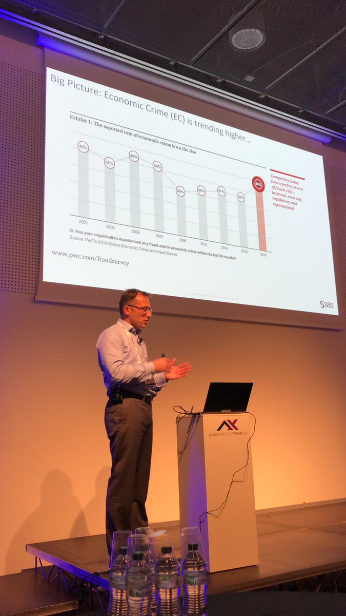 reenamistry's tweet photo. Chris McAuley, @SASsoftware talking about how financial crime is affecting the energy and utilities industry and each and every organisation #analyticsx #energyax https://t.co/aSO2epa38r
