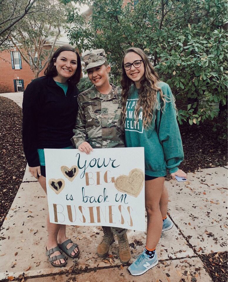 AlphaGamWCU's tweet image. YaY!! We are so happy to have our sister Eve back! Your Alpha Gam fam has missed you so much. Thank you for serving our country and welcome back!
.
.
.
.
.
.
#wcu2023
#gocats
#gogreek 
#goalphagam