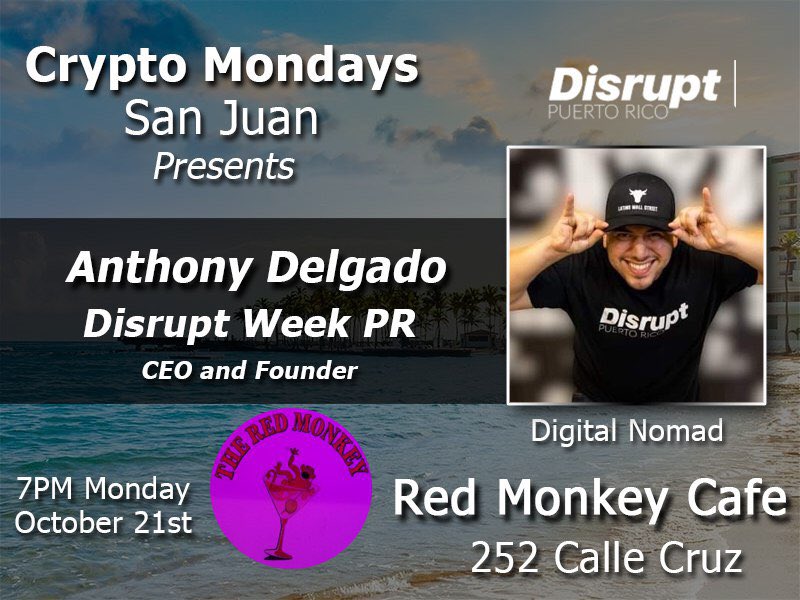 SoBeCoWorks's tweet photo. Looking forward to meeting everyone tonight at the first event of #DisruptWeekPR #RedMonkeCafe #AlwaysBeNetworking https://t.co/ghyZgLNPp4