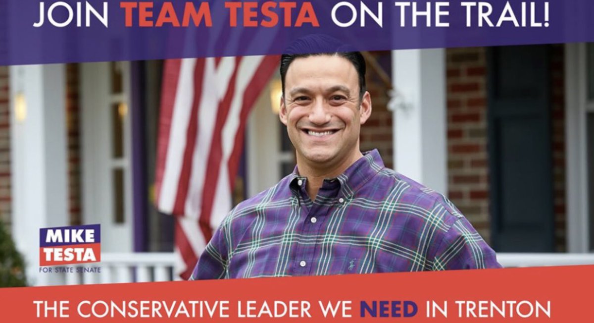 ohululu's tweet image. Mike Testa #TeamTesta 
Will stand up against Gov. Murphy &amp;amp; the Radical agenda in Trenton!