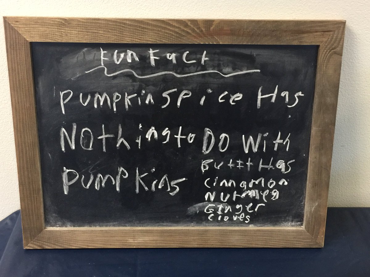 Fun Fact: Pumpkin Spice Has Nothing To Do With Pumpkin. But It Has Cinnamon,Nutmeg,Ginger And Cloves