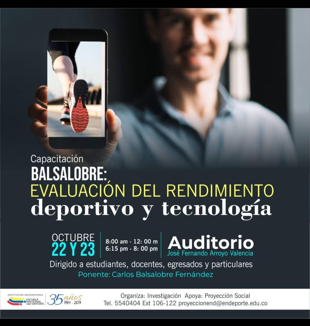 ClaudiaFRojas's tweet photo. Estamos listos para nuestra cita mañana? @cbalsalobre en la @endeporte_ Asesor de #altorendimiento y desarrollador de apps como #myJum o #myLift #balsalobreencali https://t.co/cN5SO8ZEfe