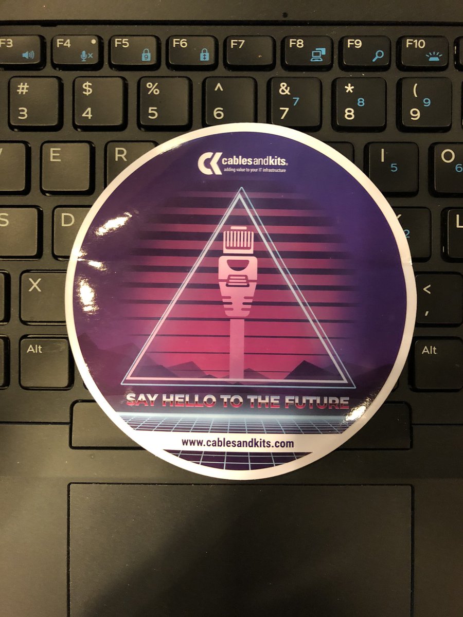 christophmmcd's tweet photo. Where am I gonna put this #outrun aesthetic inspired vendor sticker??? @cablesandkits this one is awesome!!! https://t.co/15siDfIGI0