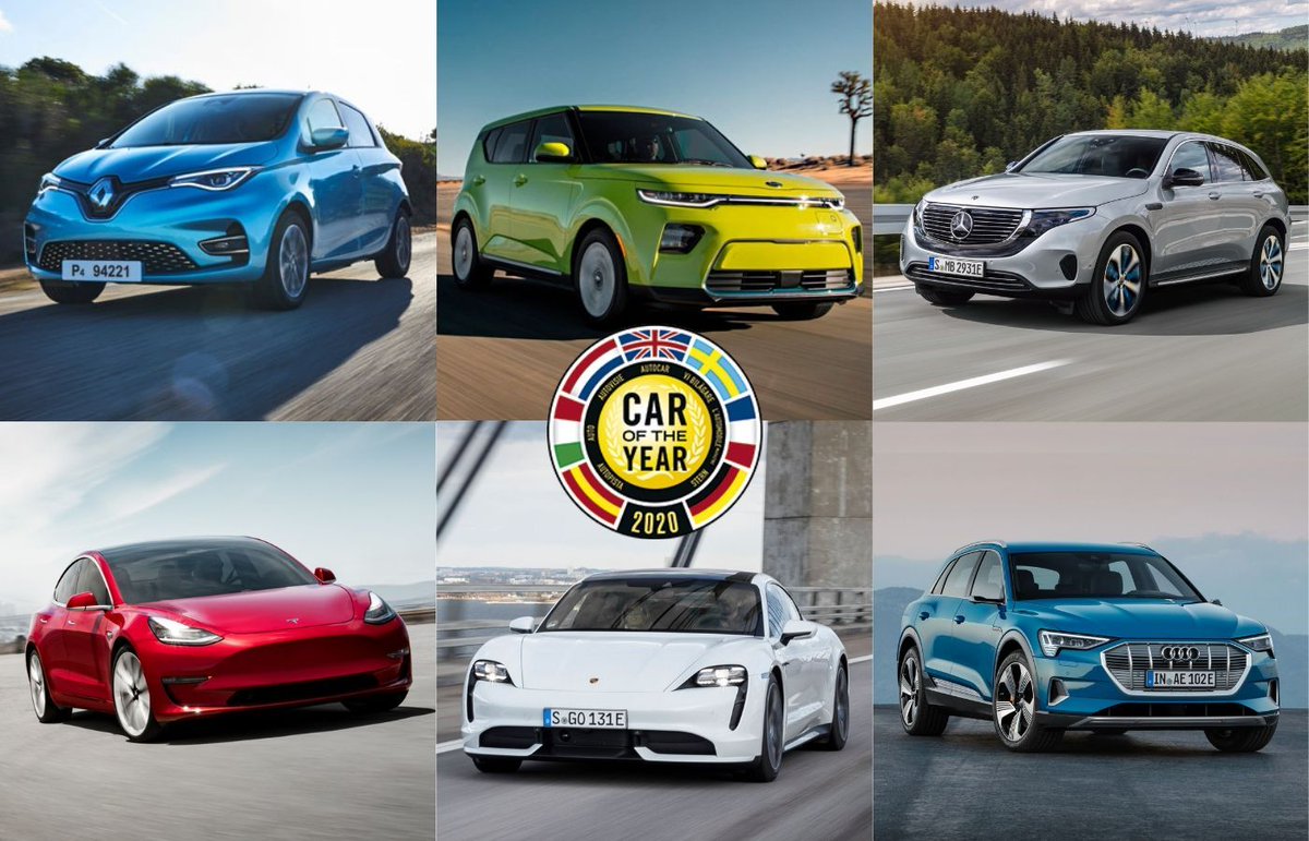 Voiture de l’Année 2020 : 6 électriques candidates buff.ly/2MXaGOo