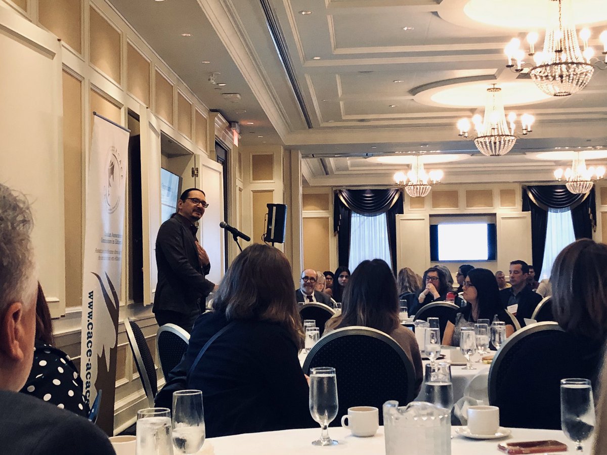 « Our country was born with the coming together of peoples. » That is what makes Canada different. Let’s embrace it. Thanks <a href="/kevinlamoureux/">Kevin Lamoureux</a> for sharing with us <a href="/caceacace/">CACE-ACACÉ</a> #CACEcon2019