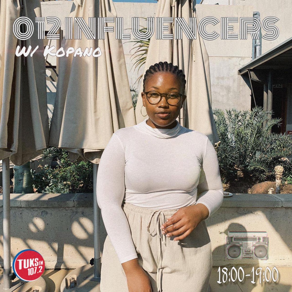 TuksFM1072's tweet photo. Kopano has got everything positive vibes 🌻🌞 coming your way with #012influencers .
.
Plus previous Primaria of House Mags, Eliz-Mari Prinsloo is joining in on the fun to give us cool practical exam tips and tricks to get us through the last stretch🤓📚✨ https://t.co/shuHe26eVe