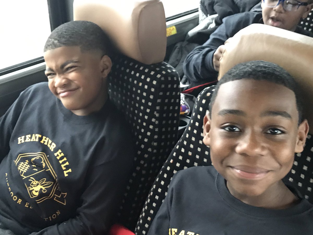 MrsRadeke's tweet photo. Bus fun on our way to Camp TimberLee! @MrsRadeke @TheHornetsHive https://t.co/OKa79xMOq5