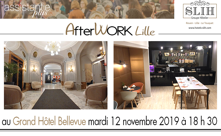 Assistant(e) Plus revient à Lille pour un nouvel afterwork le 12.11.2019 ! 

Les informations et les pré-inscriptions sont par ici : assistanteplus.fr/e/-lille-after…