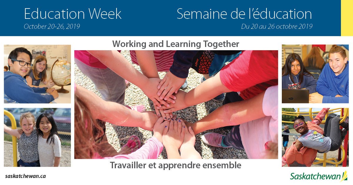 An exciting week and day to recognize Education Week, Library Week, and Bus Driver Appreciation Day. We highlight teaching and learning within our schools and classrooms across the province.