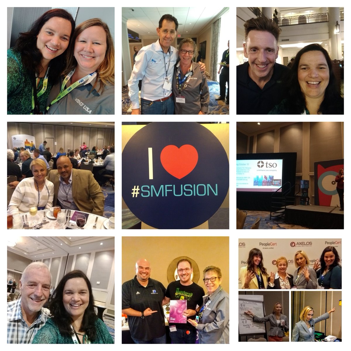 TechPublisher1's tweet image. A few memorable moments from #SMFusion! 
@itsmf_usa @gamingpaul @AXELOS_GBP @ITSMNinja @erikaflora @passionitgroup @GlobalKnowledge @BarryCorless  just a few of the folks our @2B_orry caught up with at the conference!
#ITIL4 Higher Level publications now available online.