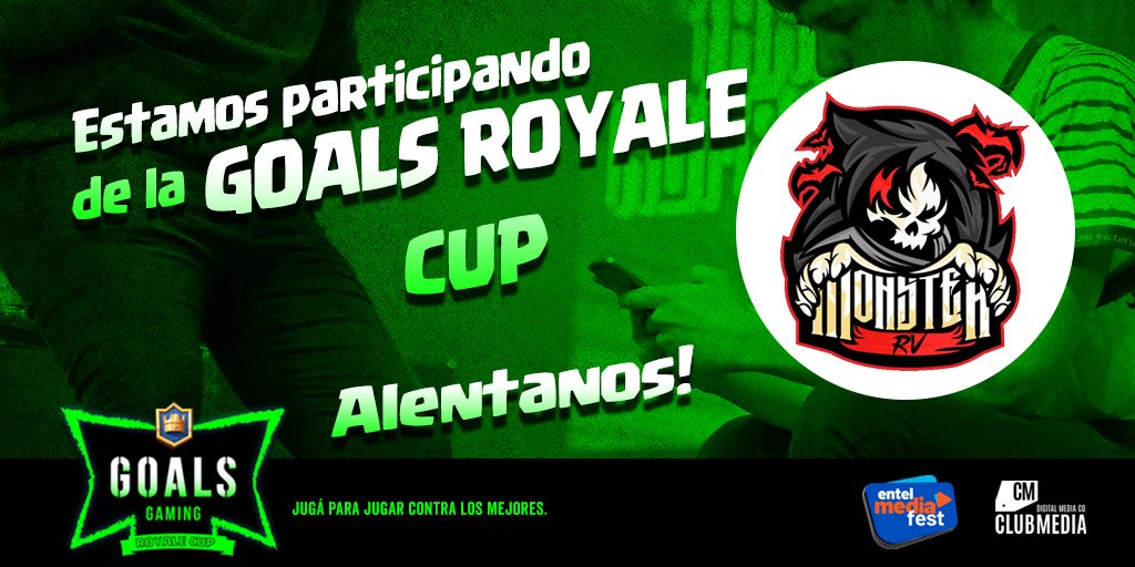 Estamos muy contentos de anunciarles que vamos a formar parte de la #GOALSROYALECUP en @goalsplay 👊 Hoy a las 3:00 PM Mex tenemos partida contra @ArcticGamingES 🤟🏻 

<a href="/supercell/">Supercell</a> @entelmediafest <a href="/GoalsPlay/">Goals Play</a> #MRV #ForceMRV
