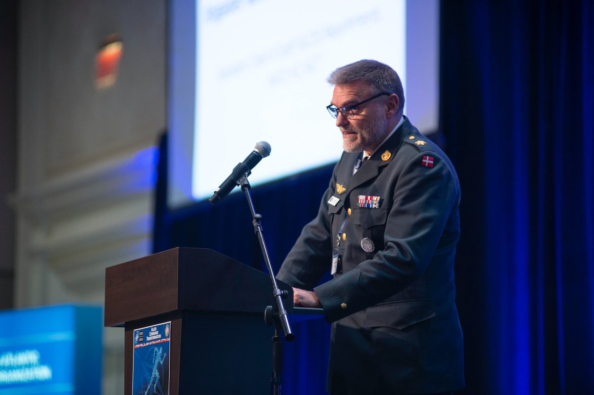 NATO_ACT's tweet photo. BG Poul Primdahl, Assistant Chief of Staff for Requirements at #NATO_ACT, kicked off the 34th #TIDESprint. His emphasis is on Federated Interoperability - a number of entities with common goals and objectives, each retaining full control of their own capabilities and affairs. https://t.co/6hc7erhHhD