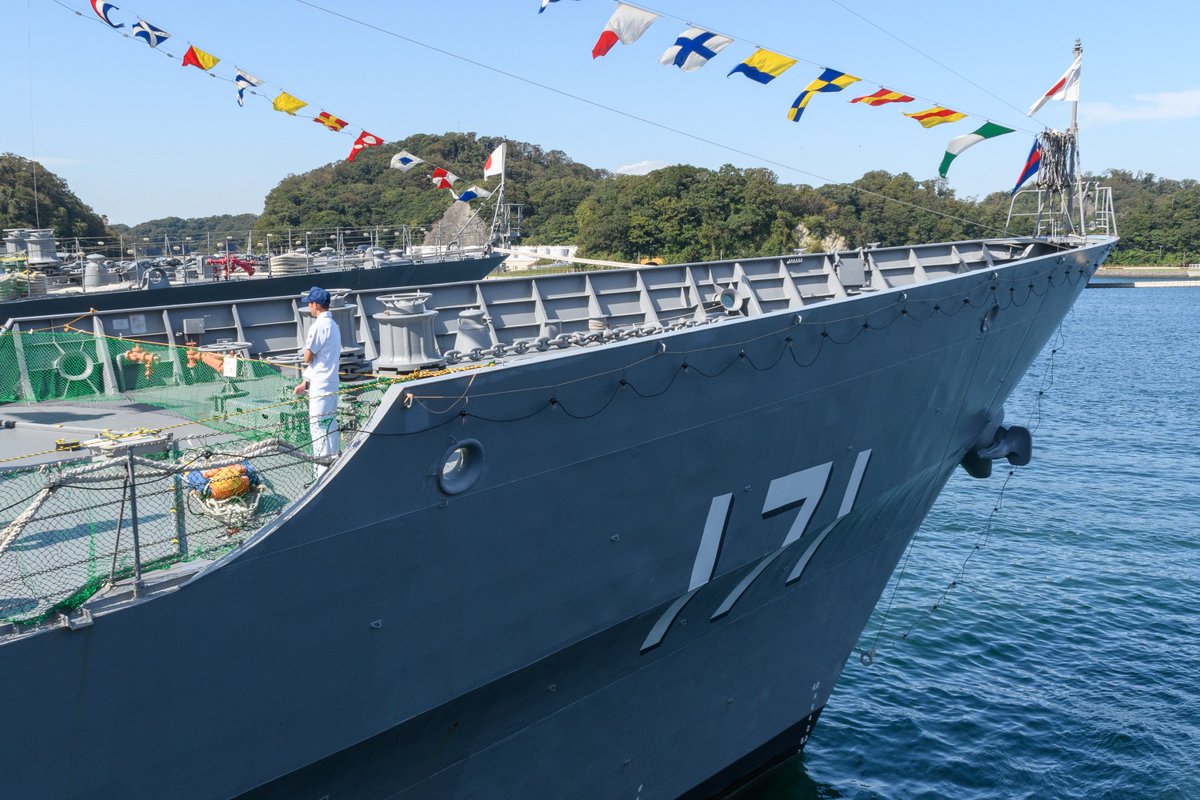 つづきn ブルワーク ナックルライン かっこいい はたかぜ Js Ddg 171 19 10 横須賀