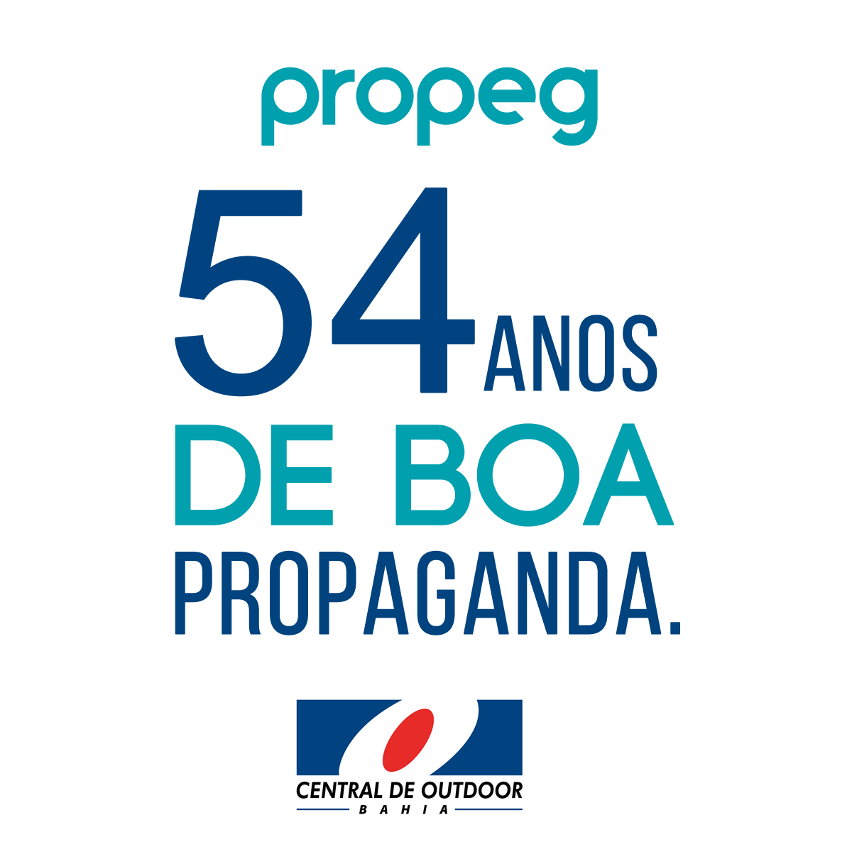 OutdoorBahia's tweet photo. Parabéns @propeg por seus 54 anos de vida vendendo ideias fantásticas!

#centraldeoutdoorbahia #propeg https://t.co/rItzwU76mn