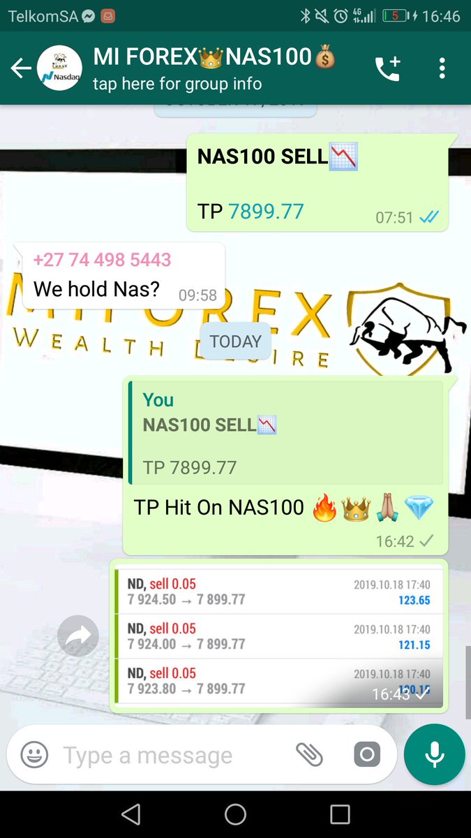 Lehloho13807511's tweet photo. Nasdaq With MI Forex
#nas100 #MIFOREX #forex #Forextrading #signals https://t.co/K9nNdG7nil