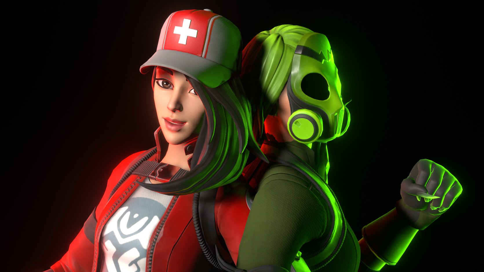 Cam Remedy Vs Toxin 1 I Absolutely Love This Duo So I Wanted To Create A Piece That Shows They Are The Same But Also Very Different An