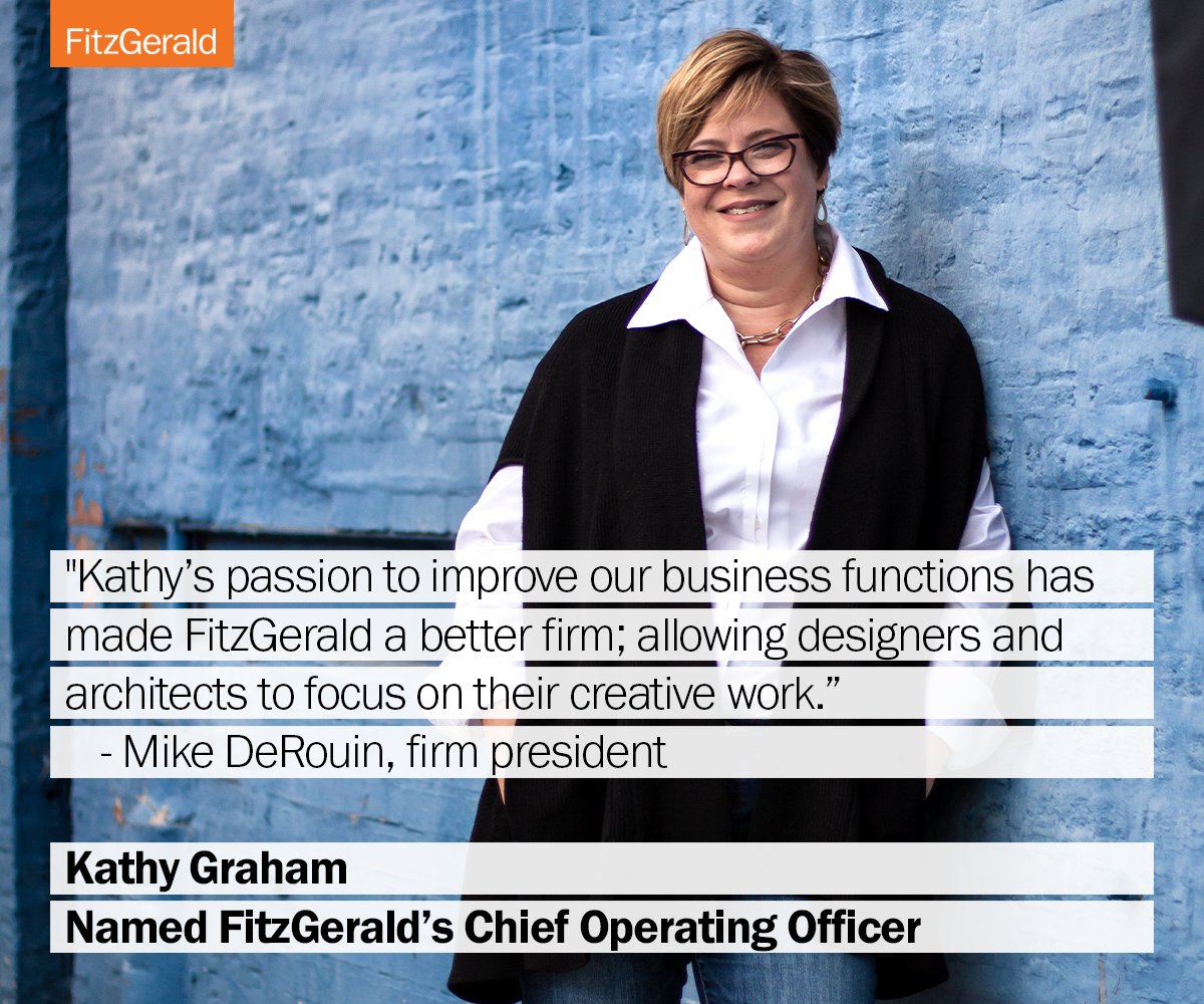 FitzGerald is pleased to announce that Kathy Graham has been named Chief Operating Officer. She provides leadership and directs resources in pursuit of exceptional quality, mentorship and growth opportunities for staff, and the utmost service to clients. buff.ly/33Oasjp