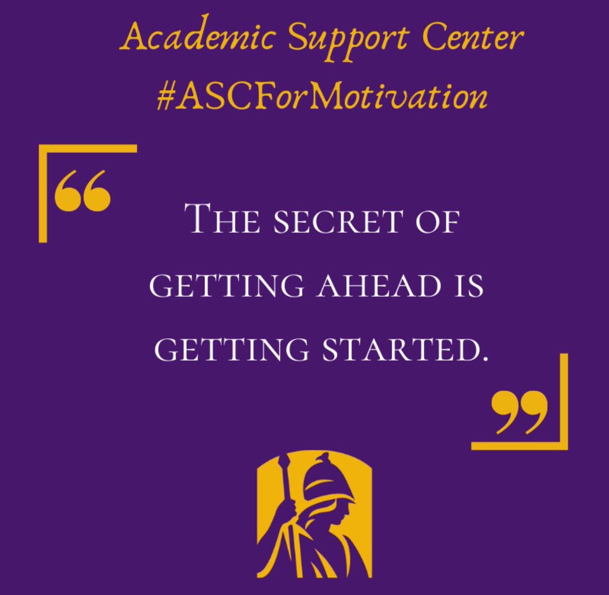 ASCPeerAdvisors's tweet photo. Whenever you need some words of encouragement, don’t be afraid to #ASCForMotivation. 💛💜 https://t.co/p03d5V3LUa
