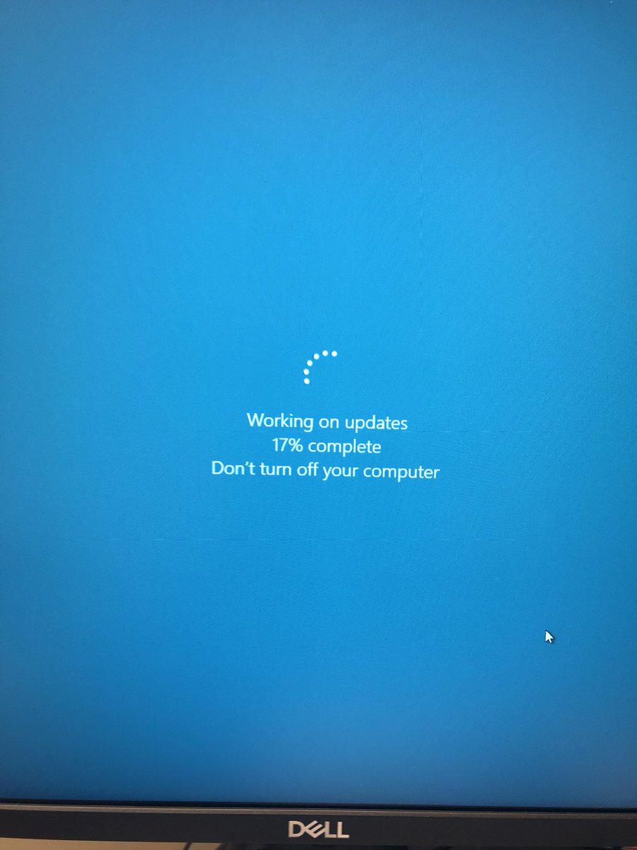 kandlmum's tweet photo. When your work laptop has to update on a Monday morning #mondays #notmotivating https://t.co/S9XpCNXURp