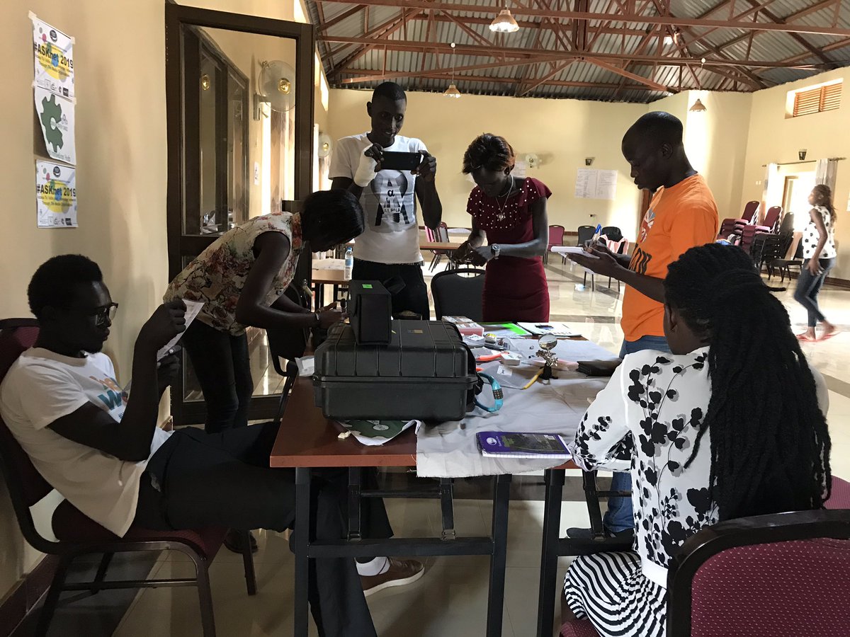 RonaldLomo's tweet image. Today six hubs from different communities are communing for an #opendocumentation training in Adjumani, with an aim of evoking innovation and creating impact change makers @GermanyDiplo @BMZ