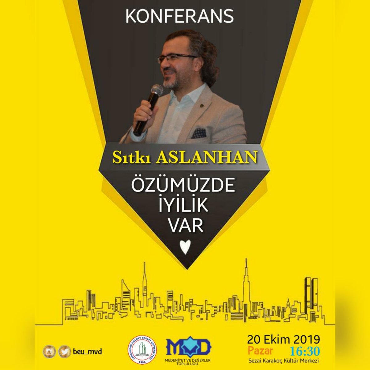 Dün Üniversitemizin konferans salonunda <a href="/sitkiaslanhan/">Sıtkı Aslanhan</a> hocamızı ağırladık , yoğun katılım sağlandı. O kadar akıcı bir konuşmaydı ki vaktin nasıl geçtiğini anlayamadık. Sıradaki etkinliklerinizde görüşmek üzere efendim 😊