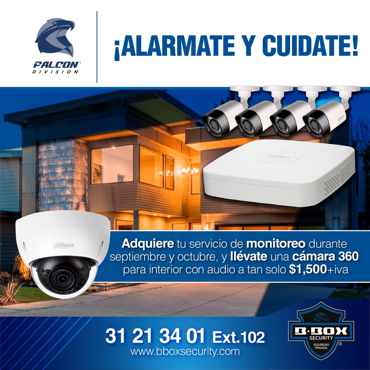 BboxSecurity's tweet photo. ¿Te interesa contratar servicio de monitoreo
para tu casa/negocio u oficina? 👁

🛡En Bbox contamos con tres planes
de protección que seguramente te van a interesar🛡 😎

#especialistasenseguridad
#bboxsecurity
#promocionesoctubre🍂 https://t.co/yJLLcgu6PH