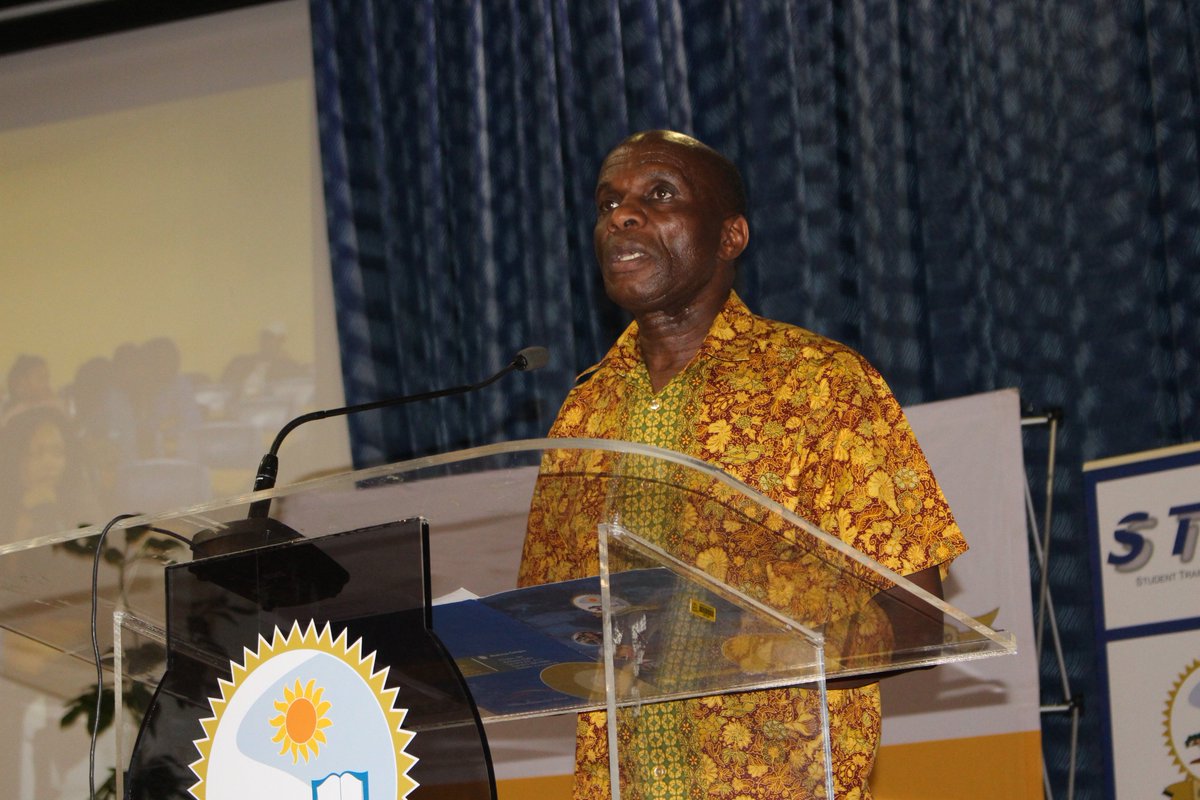 “As an institution, we take entrepreneurship seriously as the unemployment rate is very high in our country. We encourage our students to start businesses and employ others in order to tackle unemployment challenges”- Prof RN Madadzhe, DVC (Teaching &amp; Learning).