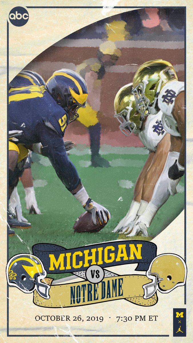 New Week. 

Primetime in The Big House. 

vs. Notre Dame. 

#GoBlue 〽️🔵