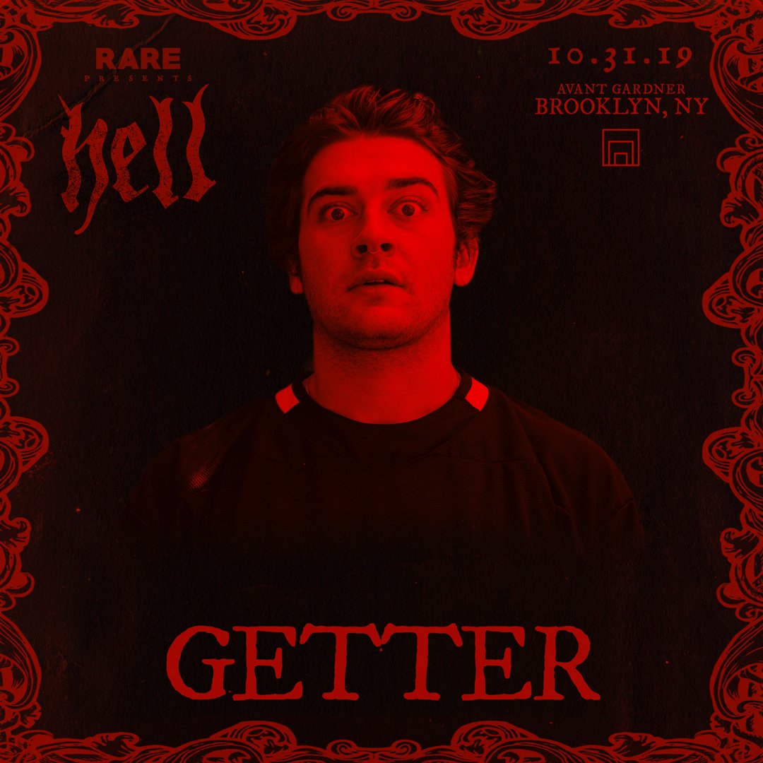 rarefest's tweet photo. SUUUH DUDE?! @GetterOfficial will be throwing down this Halloween in HELL 🔥 😈 https://t.co/klQye797wR