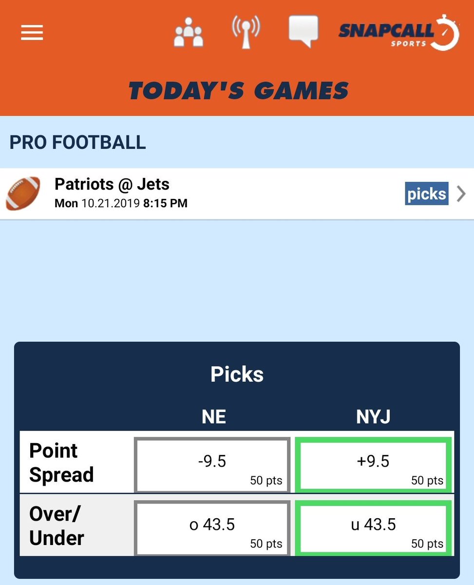 Week 7 isn't over quite yet. One more divisional battle on deck. This might seem like an easy win for New England, but can the return of Sam Darnold and C.J. Mosely spark the Jets to make it tough on the kings of the AFC East? Make pregame picks now and join us at kickoff!