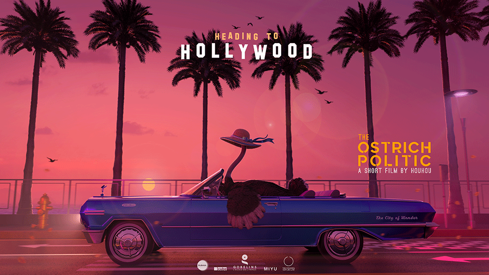 gobelins_paris's tweet photo. #Oscars2020 "The Ostrich Politic" réalisé par HouHou (2018) est en lice dans la catégorie "Meilleur court métrage d'animation". La campagne est lancée ! Vous aimez le film ? Soutenez l'excellence française et partagez !
#FreeYourOstrich #animation 👉 https://t.co/C8FM7KNaqn https://t.co/L9FlvlMbnL