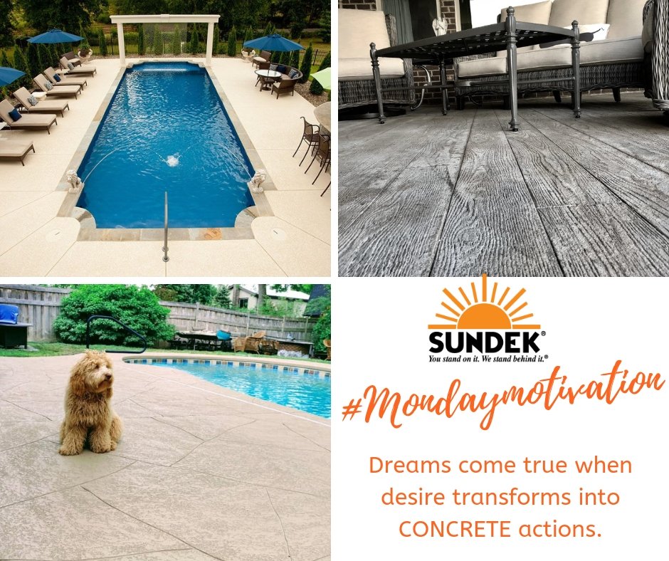 AllCResurfacing's tweet photo. Transform your concrete with SUNDEK decorative concrete.  Visit out website https://t.co/dyTcyrrWCg  for your ideas.

#mondaymotivation #decorativeconcrete #louisville #allconcreteresurfacing #louisvillestyle #sundeknation #louisvillepatio #interiorconcrete #transform https://t.co/ymGev6kXjb