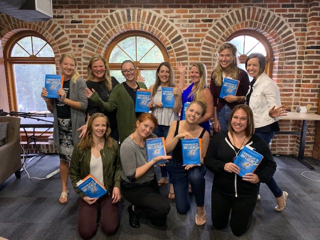 DeckerComm's tweet photo. These ladies from @pandadoc got Decker-ated last week! Thanks for having us! #communicatetoinfluence https://t.co/zIRUfPLVKA