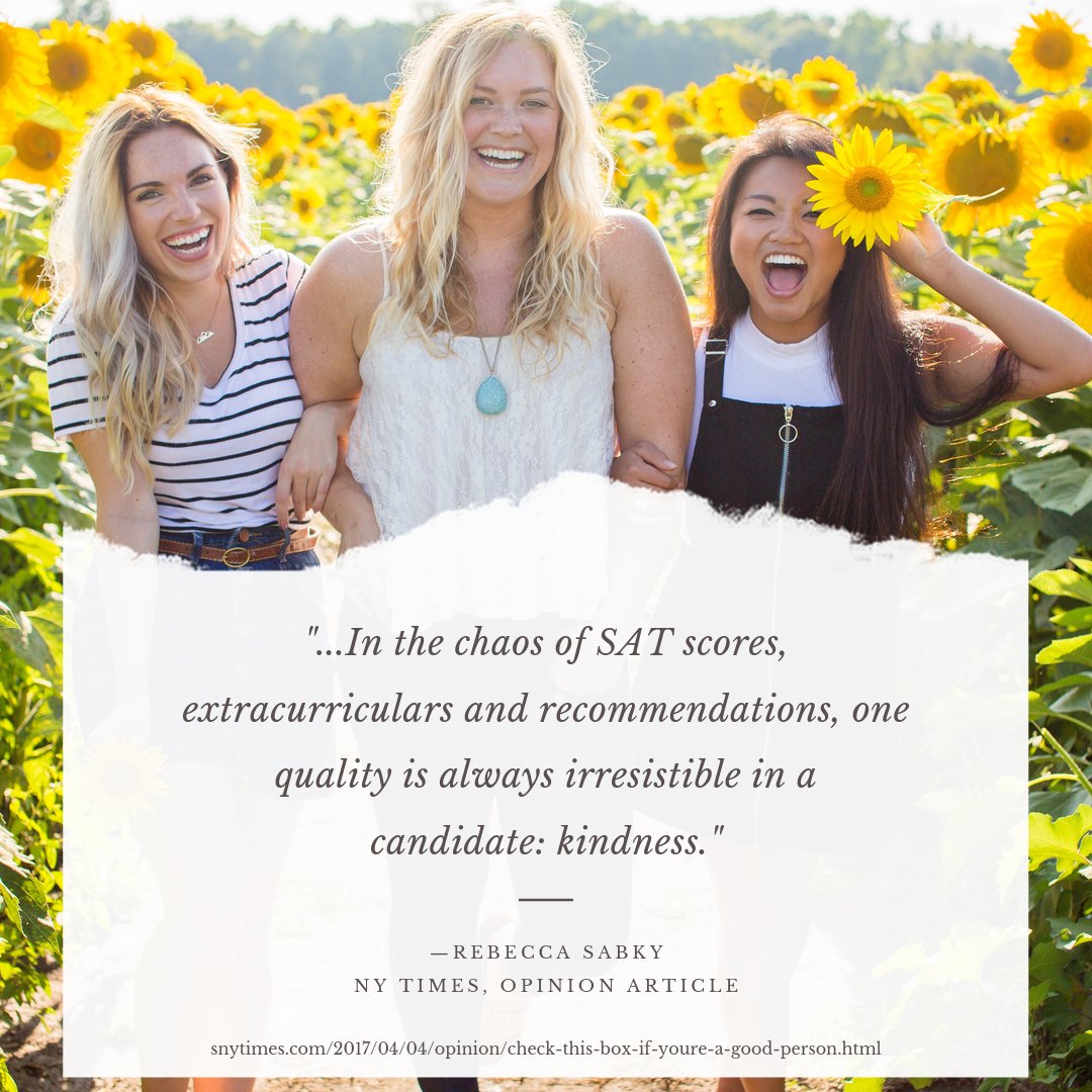 MyCollegeLab's tweet photo. Rebecca Sabky said it best in her NY Times Opinion Article titled "Check This Box if You’re a Good Person" (published April 4, 2017). Read the full article:  https://t.co/uym6J50PnI #edchat #emchat #collegeadmissions https://t.co/Me43yq4Wwr