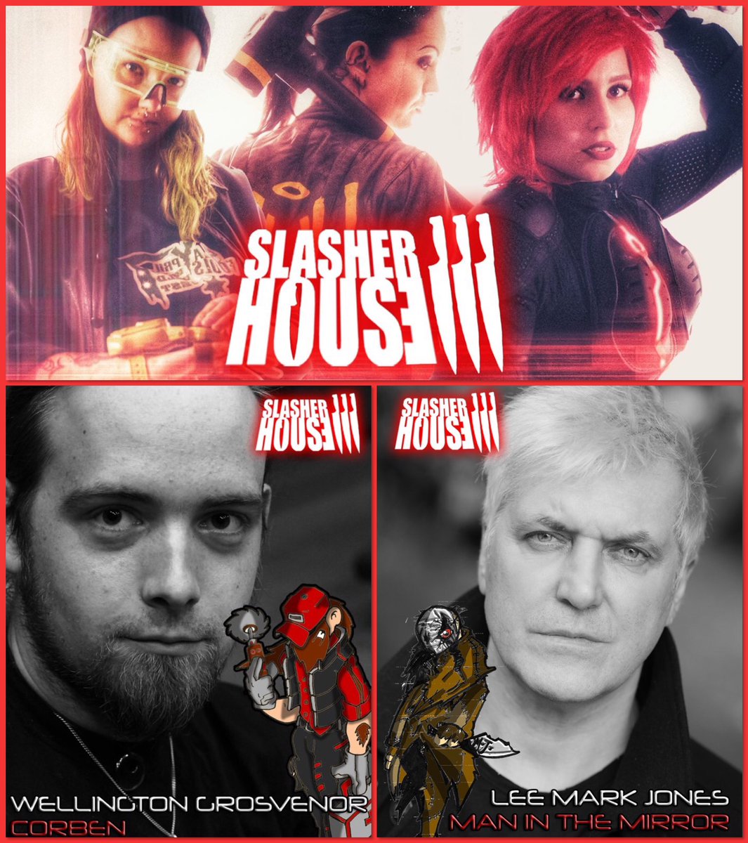 rogersphilip101's tweet photo. #MychoMonday
New castings announced for #SlasherHouse3
Wellington Grosvenor is retuning as #Corben
&
Introducing @LeeMJonesactor as #ManInTheMirror
@slasherhouse 🔪🔪🔪
From Director @mjdixonmycho
Producer @AnnaMycho
#Mycho15 #Mycho #Slasher #WomenInHorror #SupportIndieFilm https://t.co/xqv5EPBJnX