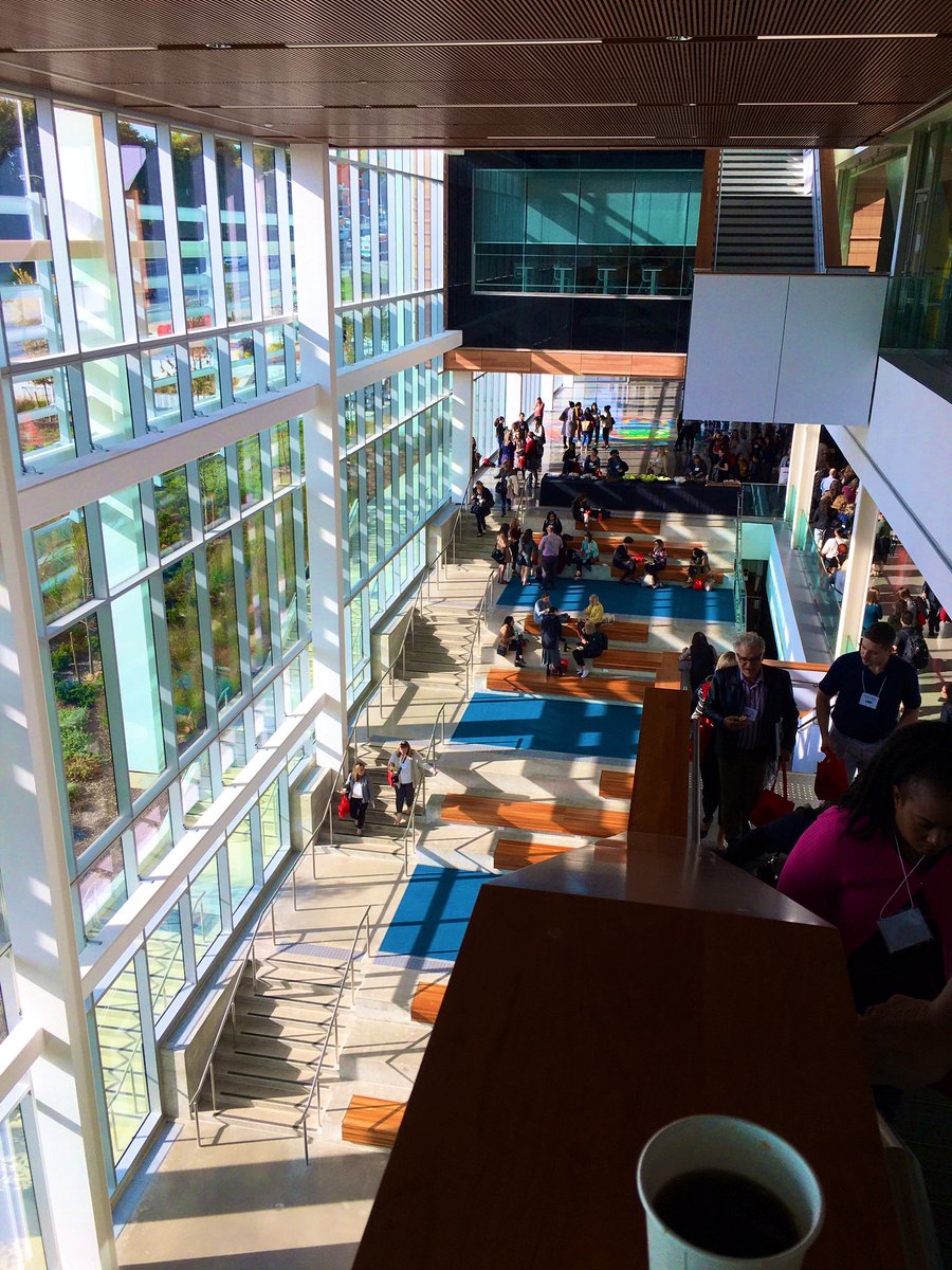 DanCanThinks's tweet photo. At Seneca College Newnham campus today for the @OntAAP advising conference: “Interventions with Impact”. A beautiful space for our learning today ✨ #OAAP #OAAP19 https://t.co/QqJoPGmw7T