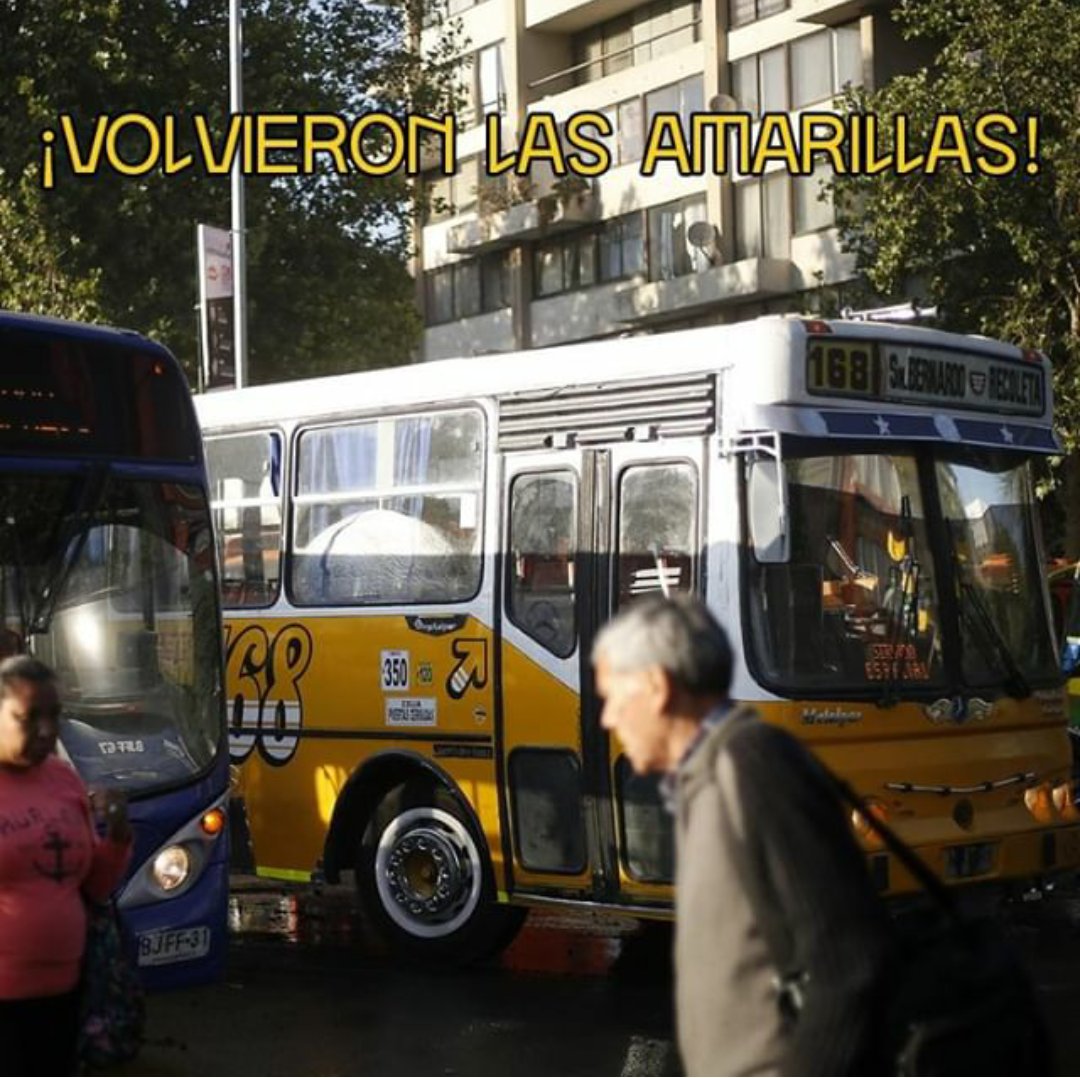 #EstoPasaEnChile quieran o no las amarillas son patrimonio del pueblo de Chile