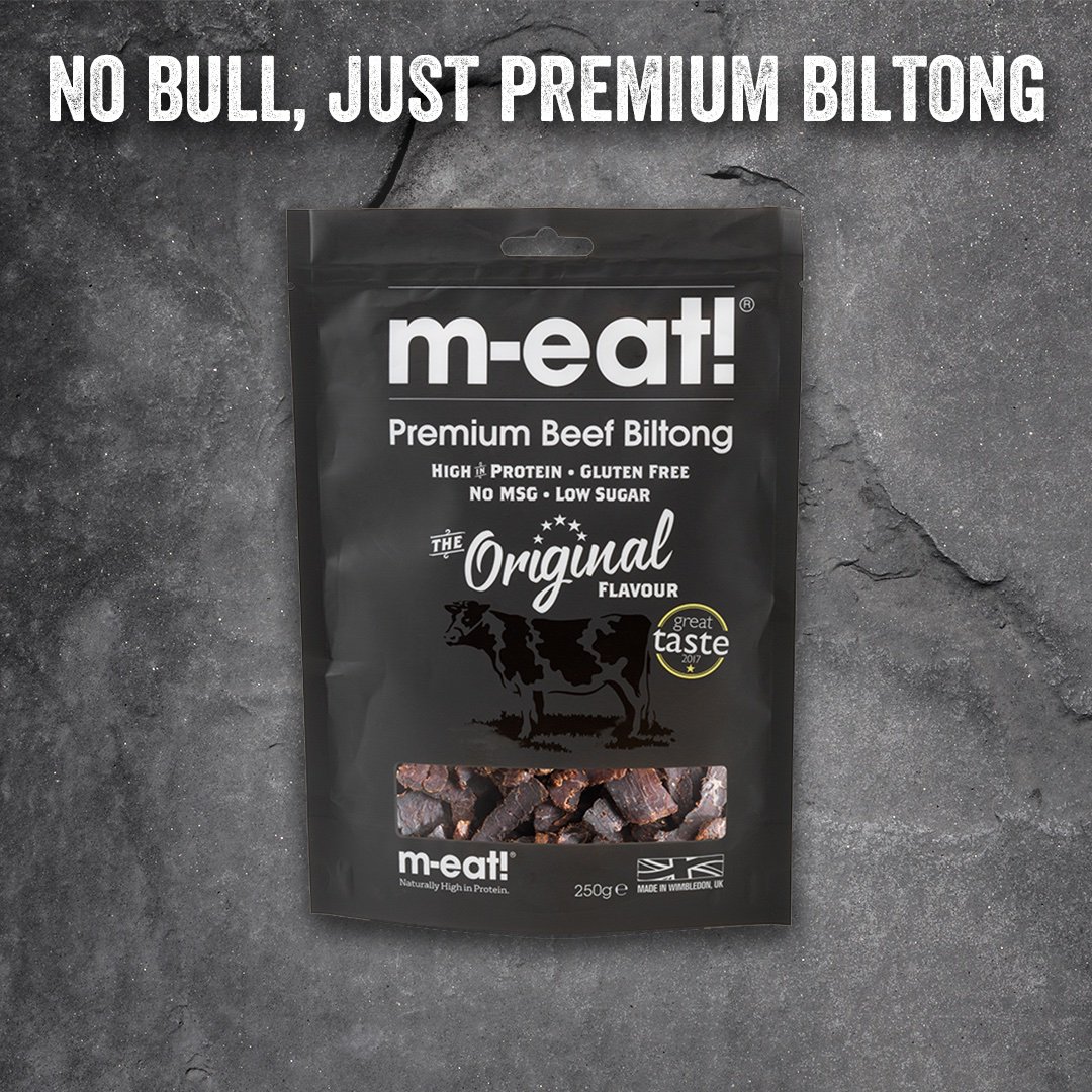 We don’t mess around when it comes to our biltong. 🏆 Shop premium biltong online now at m-eat.co.uk