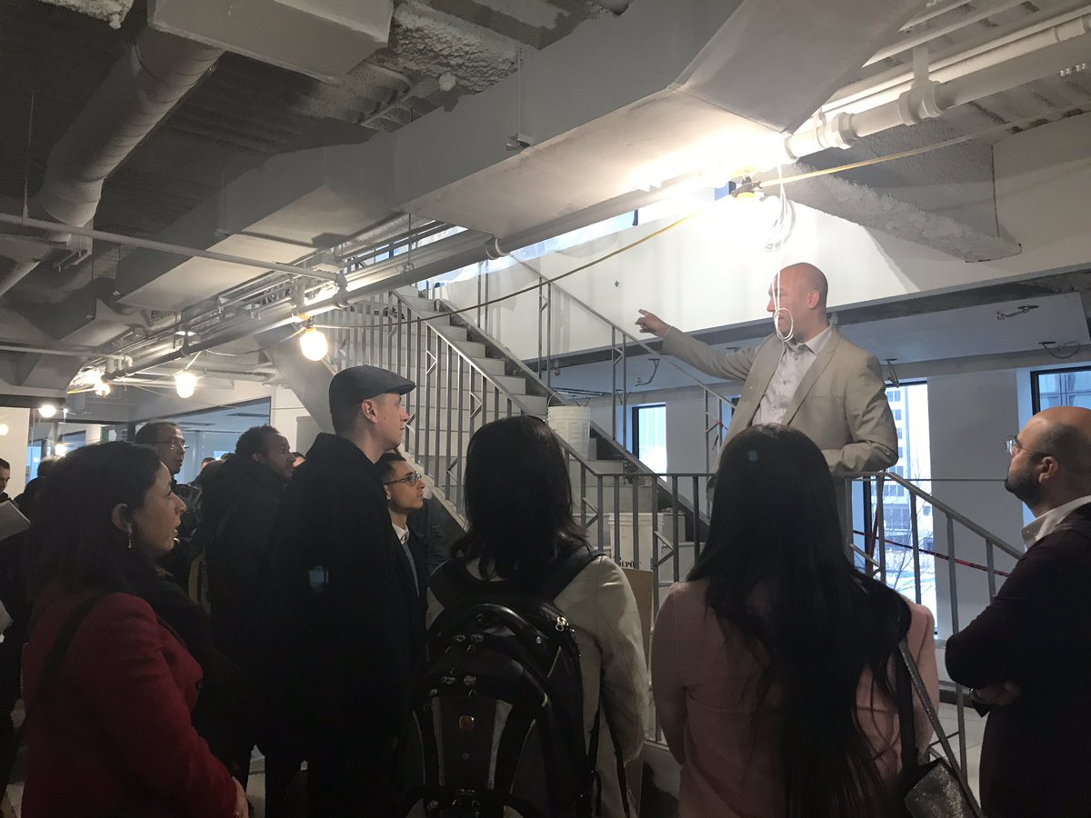 StephinBelgium's tweet photo. À la découverte de l’écosystème florissant du secteur #Fintech à #Montréal en compagnie de plusieurs belges et luxembourgeois @The_LHoFT @espacecdpq @FinanceMontreal @stationfintech https://t.co/aa7RGpNn3T