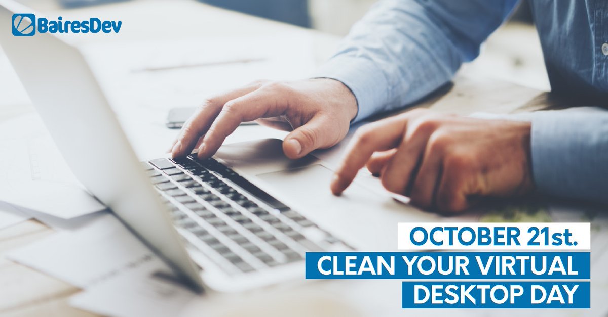 bairesdev's tweet image. This is a friendly reminder to anyone needing to organize desktop files. It’s time to make some cleaning!
#CleanYourVirtualDesktopDay #ComputerFiles