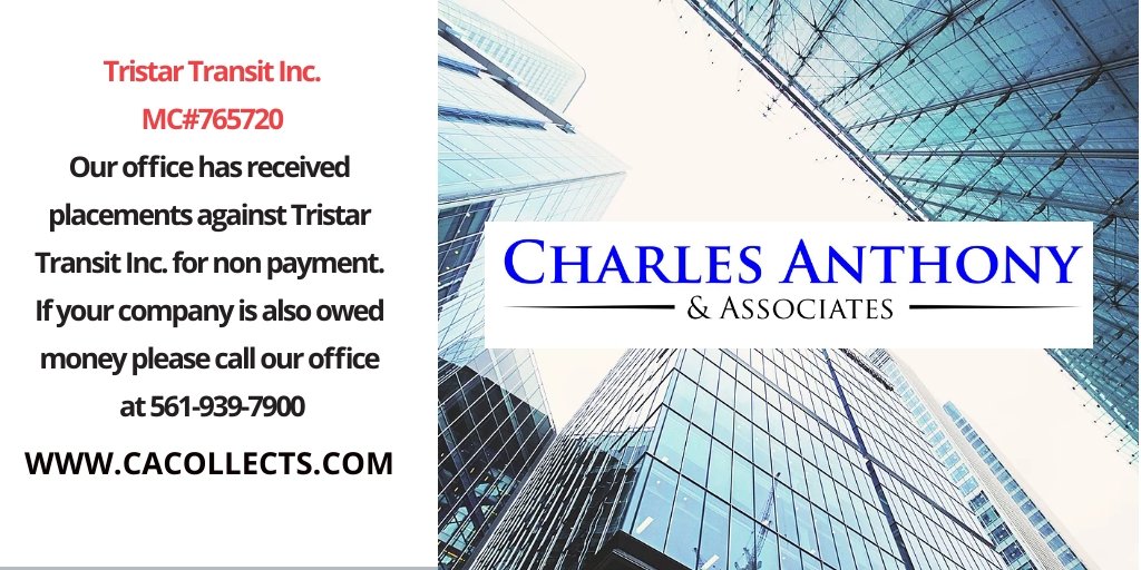 All cases are handled on a complete contingency. No money upfront and if we do not collect our service is free. #trucking #truckingbusiness #freight #transportation #logistics #Truckers #FreightBroker #collections #Truckers #broker #truckingnews #carriers