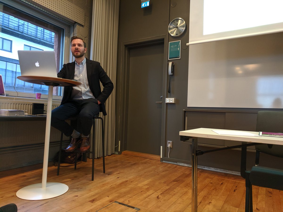 thomashesslow's tweet image. Great presentation by Joel Town in Gothenburg today. #istdp